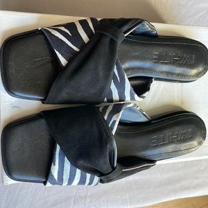 Zebra sandals